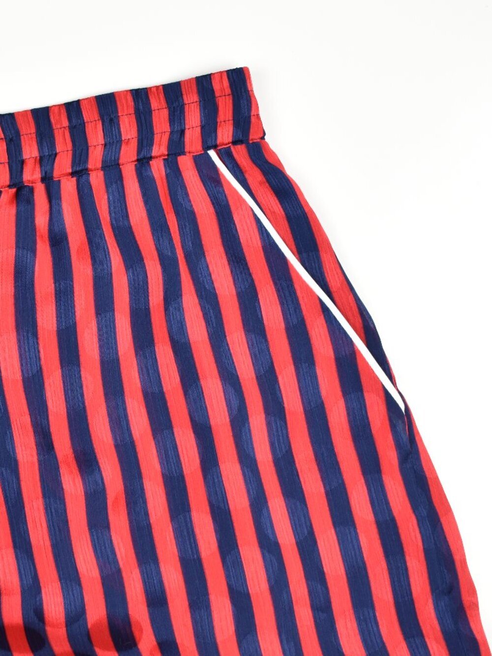 House of Holland Red & Navy Stripe Pyjama Style Trousers - 2 - Picture 7 of 8